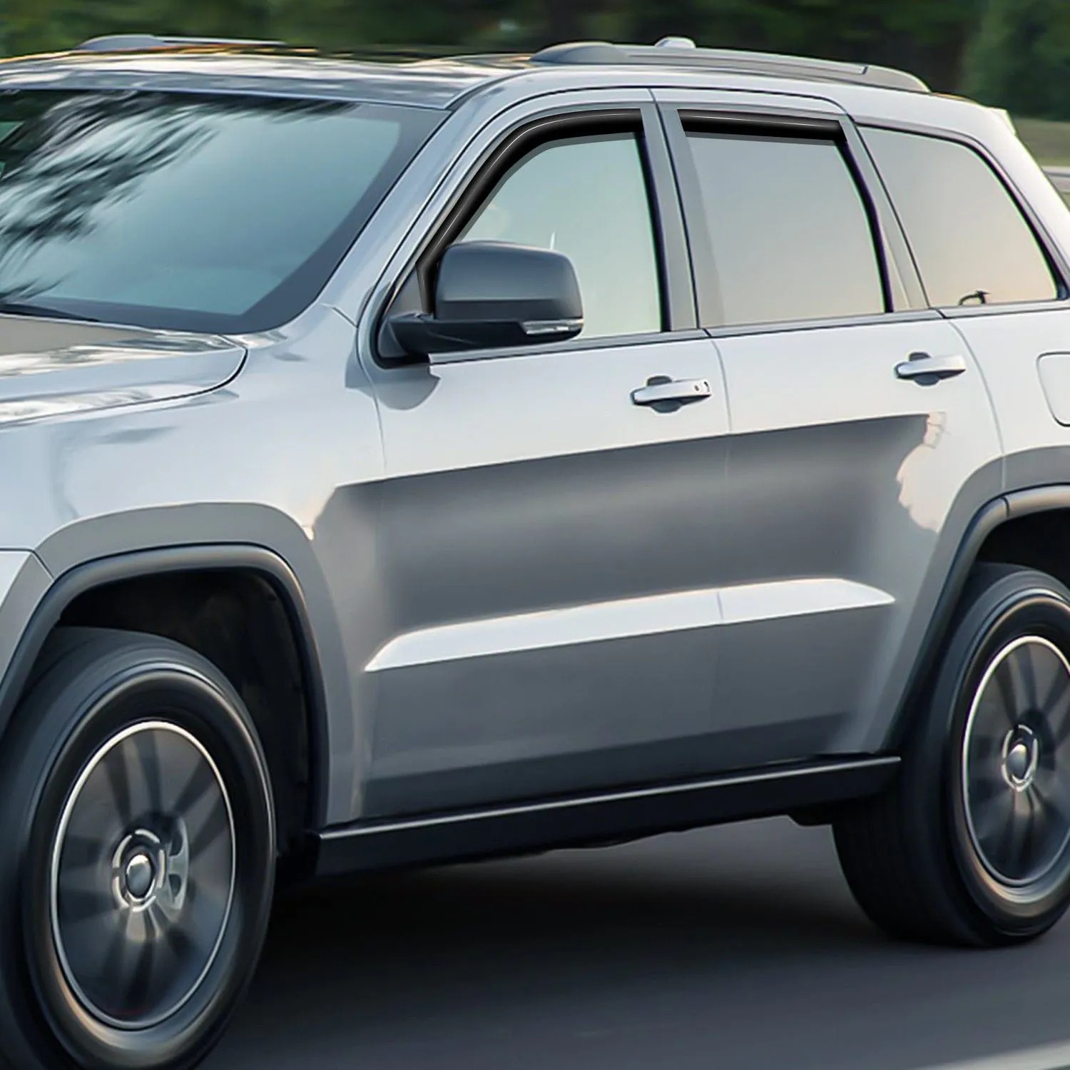 4pcs Rain Guards For Jeep Grand Cherokee L 2021 2022 2023 2024