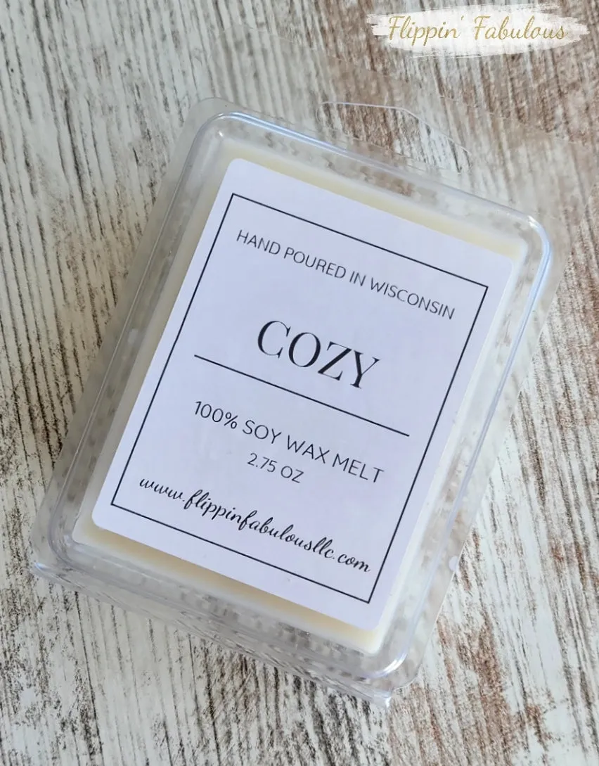 Cozy Soy Wax Candle- Multiple Sizes Available