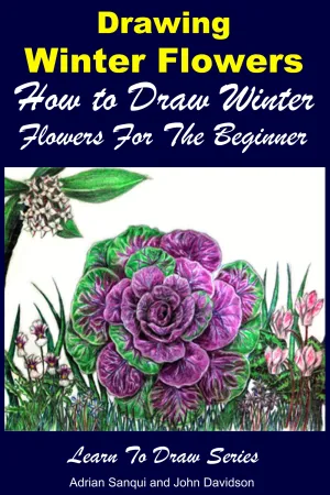 Drawing Winter Flowers - How to Draw Winter Flowers for The Beginner
