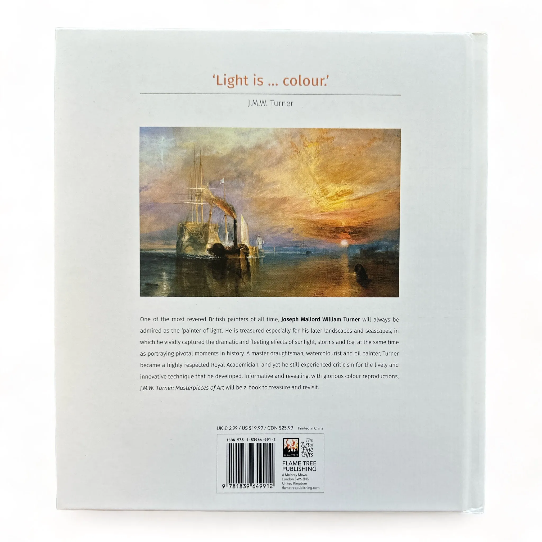 JMW Turner Masterpieces Of Art