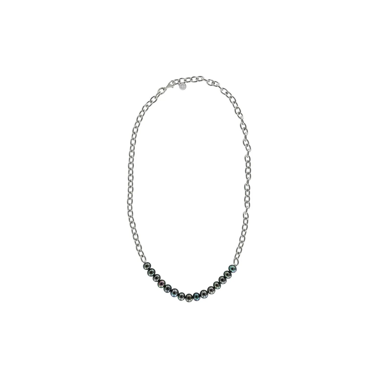Player Bloq Necklace, 925 Sterling Silver