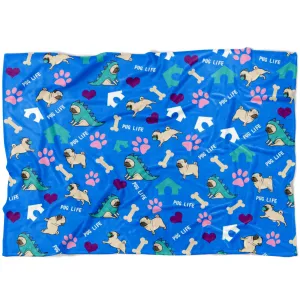 Pug Life Fleece Blanket