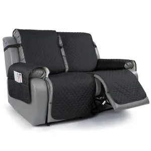 Sureix™ Non-Slip Recliner Chair Blanket Cover Black