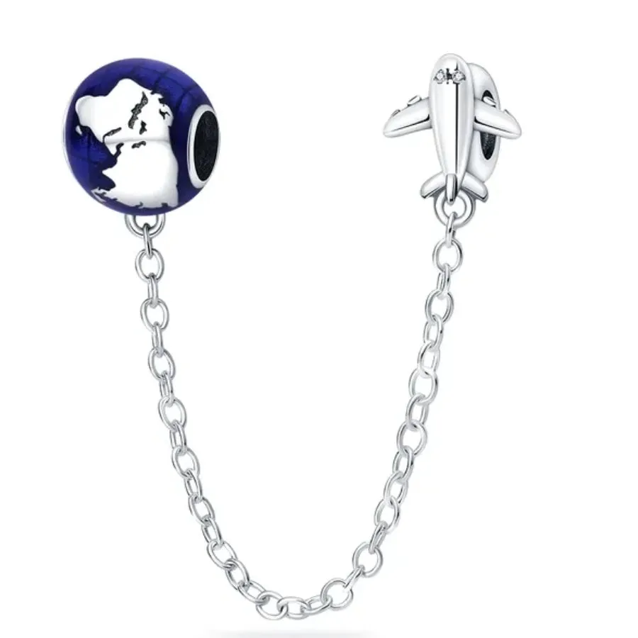 Travel Safety Chain - 925 Sterling Silver