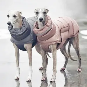 Winter Ready Pup: Stay Cozy with our Down Jacket Waterproof Fleece Vest - Thicken Coat Clothing for Dogs and Cats, Ideal Pet Costume for Chilly Adventures