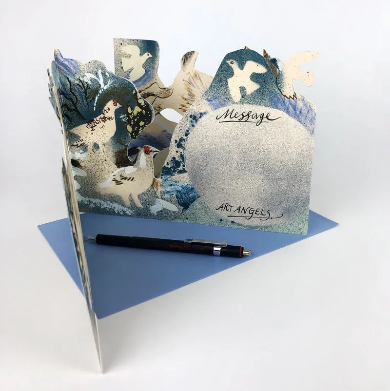 Winter Wildlife Fold Out Card