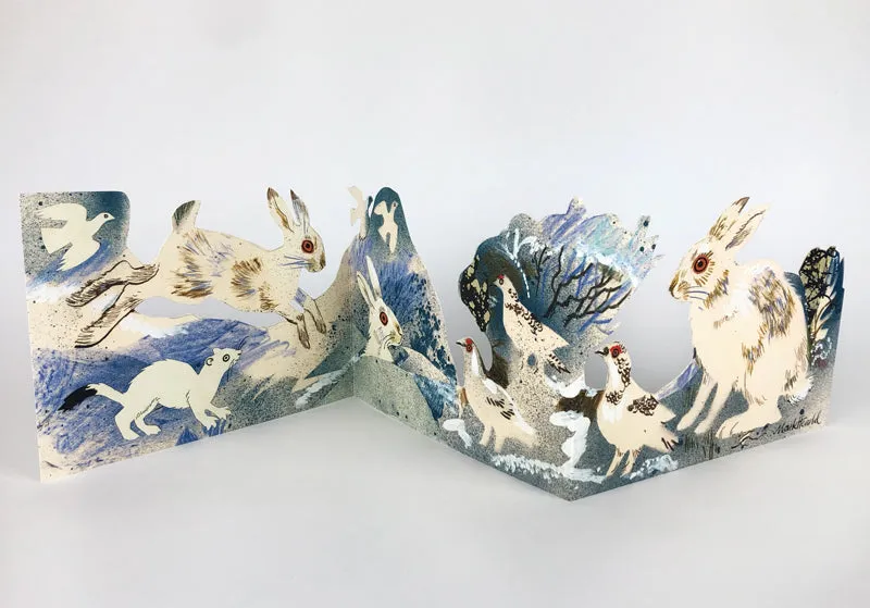 Winter Wildlife Fold Out Card
