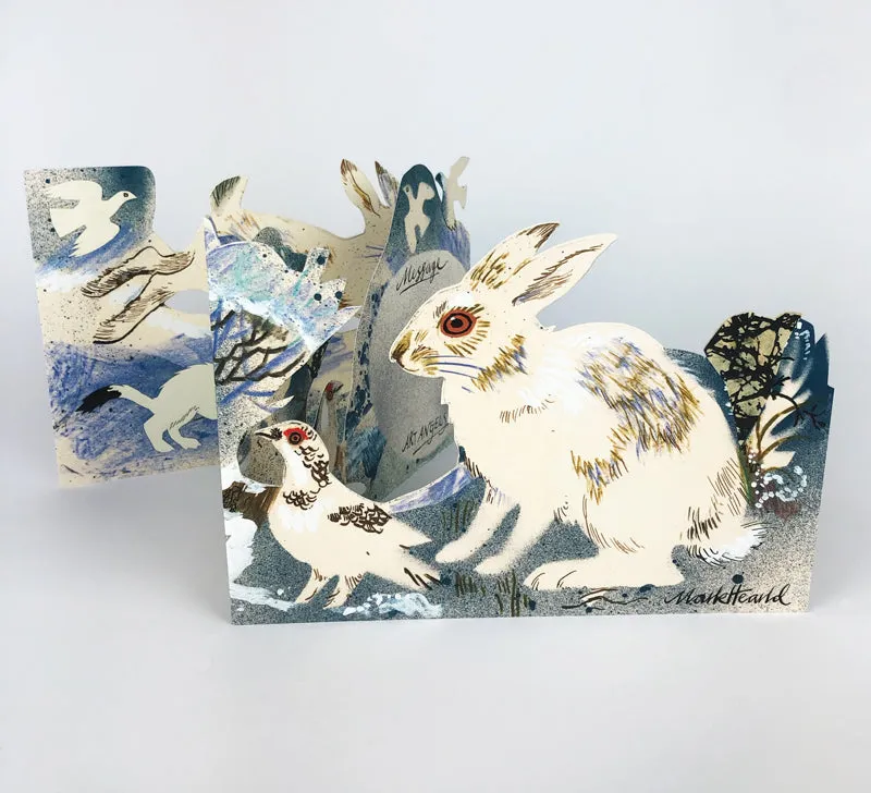 Winter Wildlife Fold Out Card